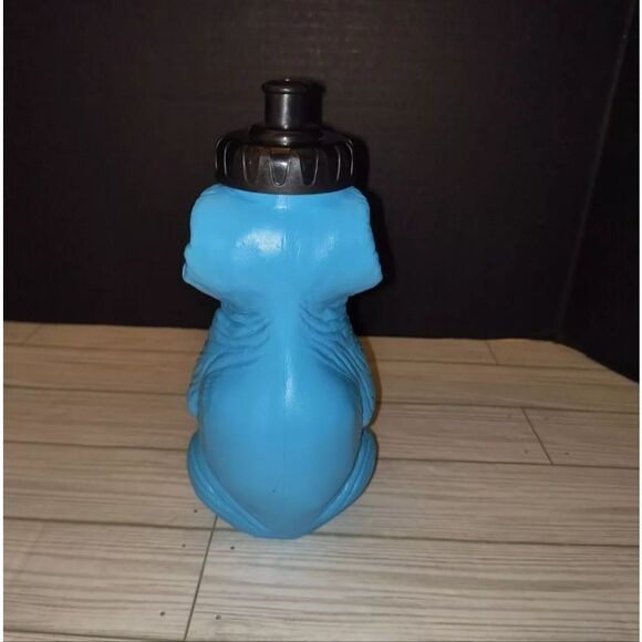 Vintage Circus Blue Elephant Blow Mold 32oz Water Bottle Made In The USA CA - Picture 5 of 9
